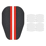 Contenuto della confezione: 2 x coperture antipioggia per specchietti retrovisori dell'auto, 4 x adesivi per maniglie delle portiere dell'auto.