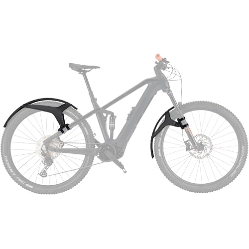 ZEFAL Pack Deflector M65 - Pack de Garde Boue VTT Avant et Arrière - Garde-Boue VTT 26" à 29" - 590 g - Fabriqués en France, Noir – vue 3