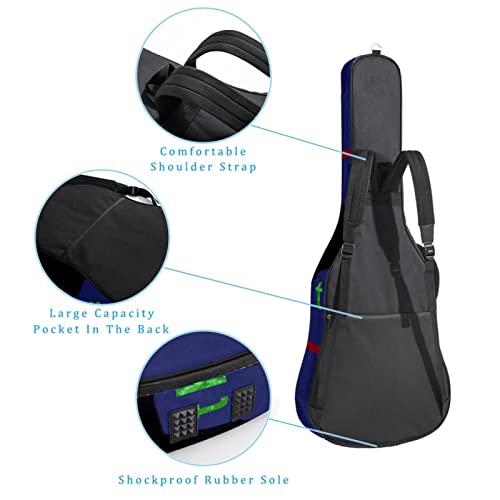 Housse de transport étanche pour guitare avec bandoulière réglable Motif loup, Multicolore 02, 42.9×16.9×4.7 in… - Les Beatles, Paul McCartney, John Lennon, RIngo Starr, George Harrison Housse de transport étanche pour guitare avec bandoulière réglable Motif loup, Multicolore 02, 42.9x16.9x4.7 in… – Image 4