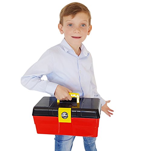 Think Gizmos Toy Toolbox Tool Set – Pretend Play Builders Fun Including Working Toy Drill - 40 Pieces - Toys For Boys & Girls Ages 3,4,5,6,7,8 #TOP7