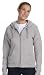 Hanes Women's Full Zip EcoSmart Fleece Hoodie, Gray, Large