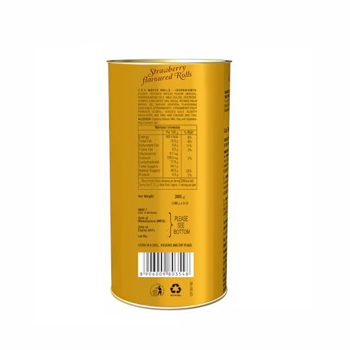 Image of Dukes Waffy Strawberry flavoured rolls (300g)