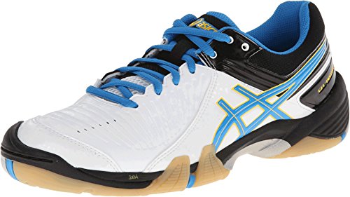 ASICS ASICS Women's Gel-domain 3 Indoor Court Shoe, Diva Blue/White/Silver, 6 M US