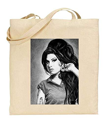FASHION247cotton tote bag amy winehouse