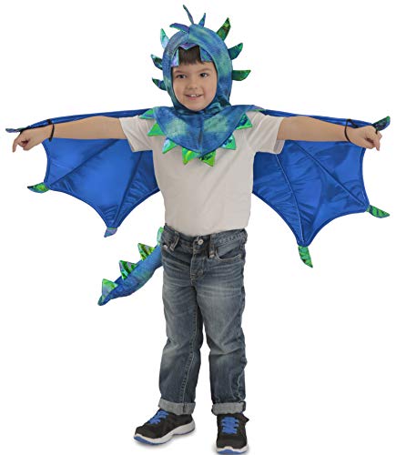Princess Paradise Kids Sully Dragon Hooded Cape Costume, X-Small, Blue