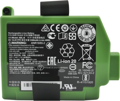 Batería Roomba S9 Plus de 3300mAh con celdas de litio de alta duración