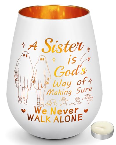 Hithespo Regalos para hermanas de hermana, hermano, regalos de cumpleaños para hermanas, regalos de Navidad, regalos para hermanas, regalos de amistad para mujeres, mejores amigas, cuñadas mayores,