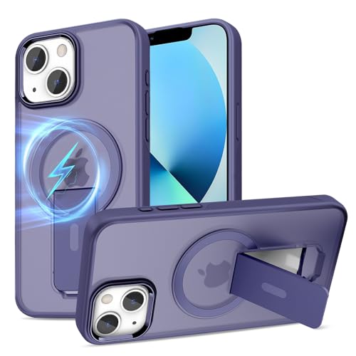 Gotivi für iPhone 13/für iPhone 14 Hülle Magnet Ständer Handyhülle für iPhone 13 Magnetisch Case mit Mag-Safe Halter TPU...