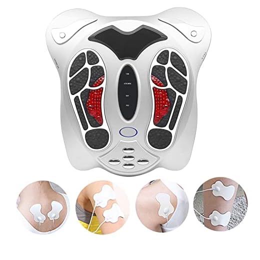 Shiatsu Masajeador de pies Masajeador de Espalda Aparato fisioterapéutico Legs masajeador, con función de reflexología del pie acupuntura y Terapia de Infrarrojos