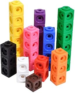 Edx Education Math Cubes - Set of 100 - Linking Cubes For Early