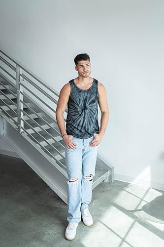 Colortone Unisex Tie Dye Tank Top - Beach Tank Tops for Women and Men - Sleeveless Summer Tops - Mens and Womens Beach Wear3