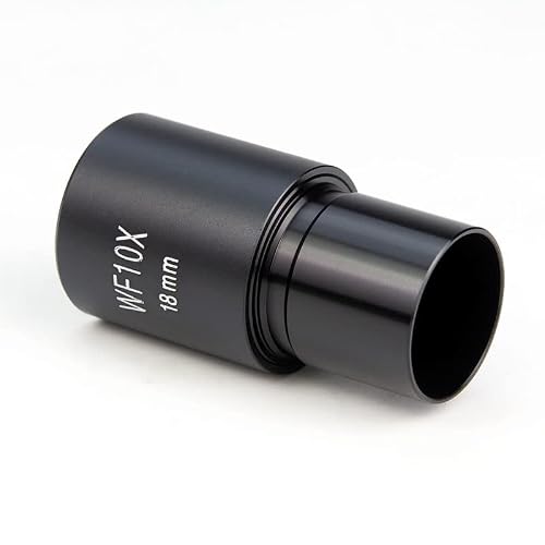 Microscope Accessories Kit 1pc WF10X Microscope Wide Angle Eyepiece Mounting Size 23.2mm Biological Microscope Eyepiece Optical Lens Microscope Slides
