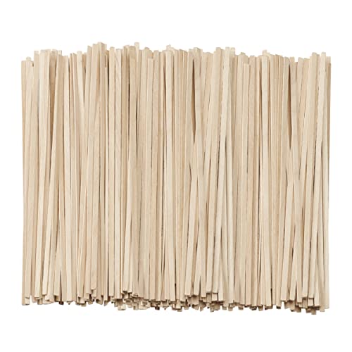 Pantry Value [1000 Count] 5.5 Inch Wooden Coffee Stirrers - Wood Stir Sticks, Biodegradable, Eco-Friendly Wood Stirrers for Coffee & Cocktails by Pantry Value - Used condition - US$7.35