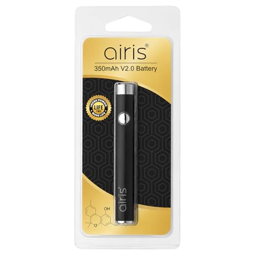 Airistech Airis VERTEX 350mAh V2.0 510�K�i �y���^�o�b�e���[ USB Type-C�[�d �v���q�[�g�@�\���� �R���p�N�g ���o�� �x�C�v�p �u���b�N
