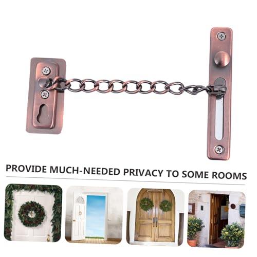 Pestillo de seguridad Mipcase de acero inoxidable resistente con cadena gruesa protectora 5