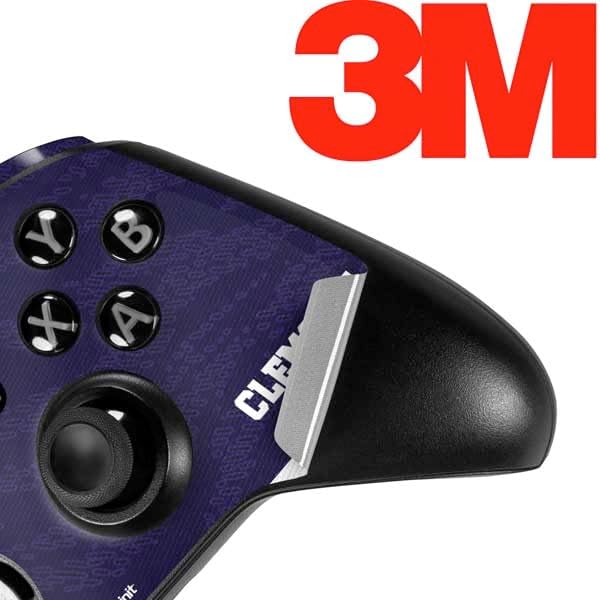 Skinit Decal Gaming Skin Compatible with Xbox One Elite Controller - Officially Licensed Clemson University Paw Logo Design