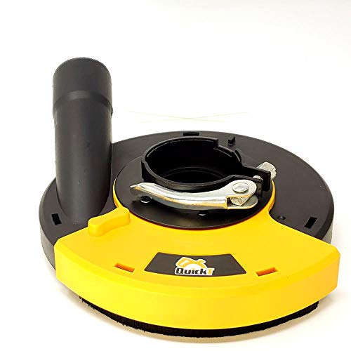 Quickt Gds701K Universal Surface Grinding Angle Grinder Dust Shroud 5 Inch - Dust Cover Collector With Vacuum Attachment For Angle Hand Grinders #TOP2