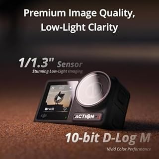 DJI Osmo Action 4 Essential Combo, 4K/120fps Waterproof Action Camera with a 1/1.3-Inch Sensor, Stunning Low-Light Imaging,10-bit & D-Log M Color Performance, Long-Lasting 160 Mins, Outdoor Camera