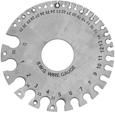 DIY Crafts Design No # 1, Round, Gauge Measures Standard Global. DIY Crafts Brand - Stainless Steel Wire Gaug (Design No # 1, Round)
