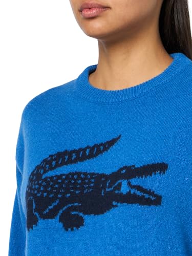 Lacoste x Bandier Women's Contrast Crocodile Sweater3