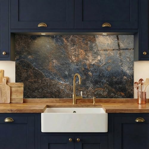 Bold Grup Tempered Glass Kitchen Backsplash, Stove Back Cover, Range