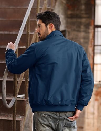 Image of TACVASEN Men's Lightweight Military Cotton Jacket Casual Windbreaker Coat