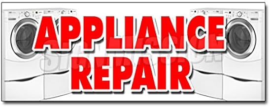 24" Appliance Repair Decal Sticker Refrigerator Washer Dryer All Brands Home