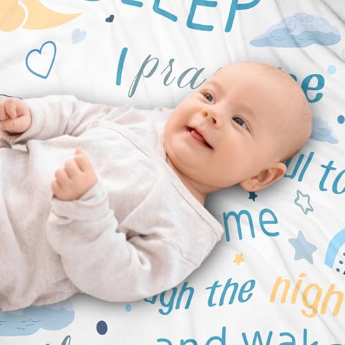 Image of First Communion Gifts Babys Blanket, Baptism Gifts for Girls Boys, Baby Blanket Gifts for Grandkids Daughter Son, Confirmation Religious Christian Soft Throw Blankets50 X60