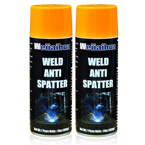 Weiiaihua Anti Spatter Welding Spray (2 Packs x14 Oz.) for TIG and MIG