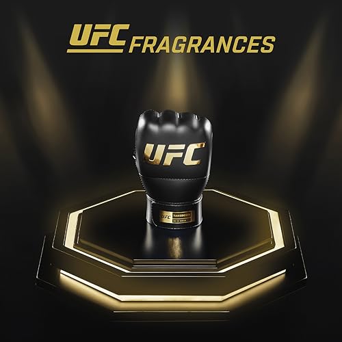 Image of UFC Takedown - Cologne for Men and Body Spray Set - Marine Amber Perfume for Men with Mint Pepper Patchouli Notes - Long Lasting Scent - 2 Pc