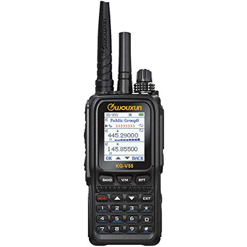 Wouxun KG-V55 70cm/2m UHF VHF WCDMA Handfunkgerät Dualband + IP-Funk Cover