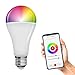 Produktbild EMOS GoSmart - Smart Home RGB LED-Lampe A65 mit App - E27 - dimmbar, mehrfarbig & Weißtöne - 1400lm - sparsam, 14W (statt 94W Glühbirne) - 20 000 Stunden - ZigBee - Google Home und Alexa kompatibel