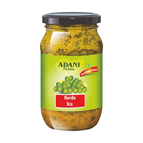 Image of Adani Spices Kerda Pickle Glass Bottle (400gm) -Authentic Gujarati Homemade Style Taste