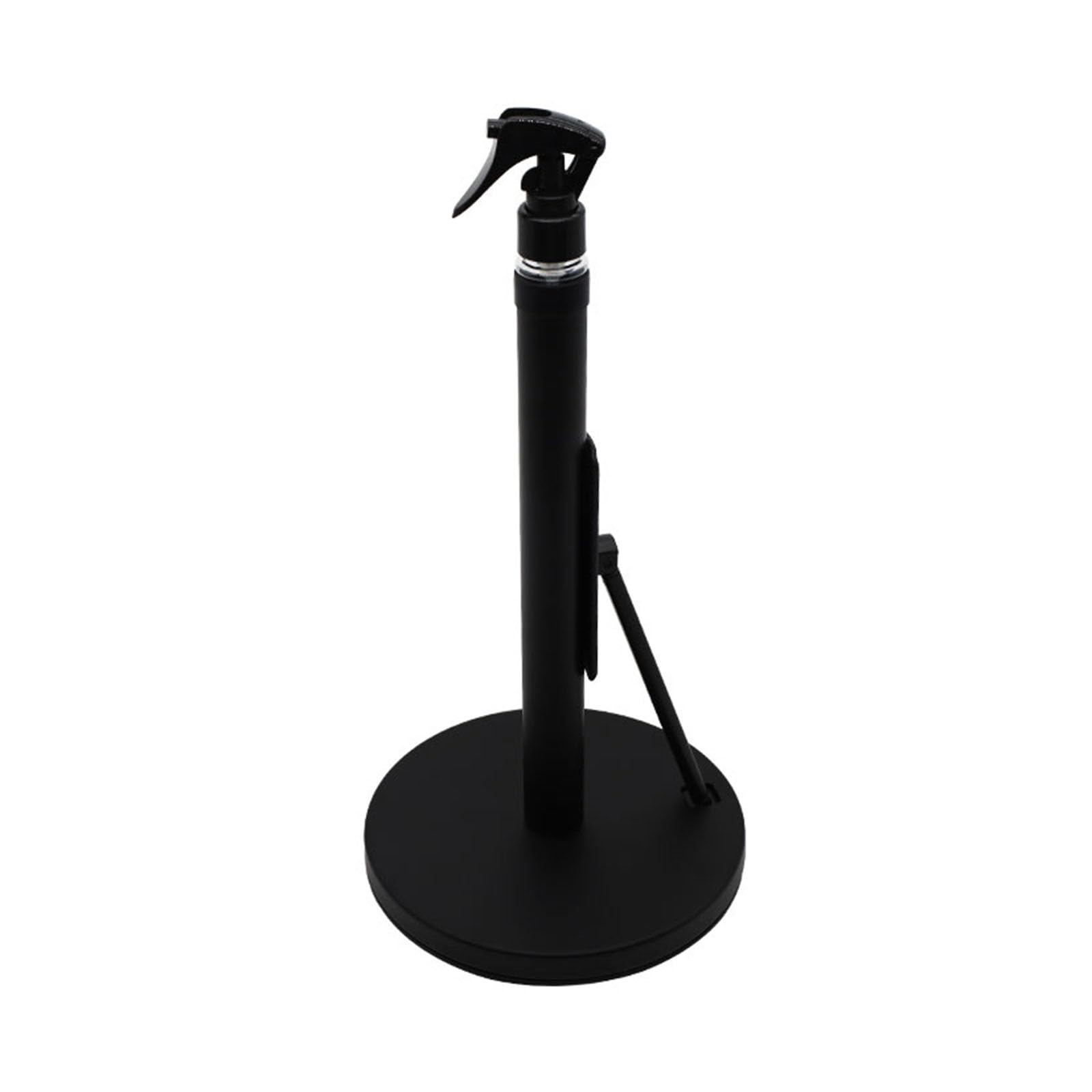Elnwnnkc Black Premium 2 In 1 Bathroom Tissue Stand With Detachable Bottle Holder Slip Resistant Base Rustless Tissue Owner