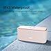 DOSS SoundBox Touch Wireless Bluetooth Speaker-12W HD Sound with Rich Bass, IPX5 Waterproof, 20H Playtime, Handsfree, for Gatherings, Home, Office, Outdoor, Travel-Light Pink