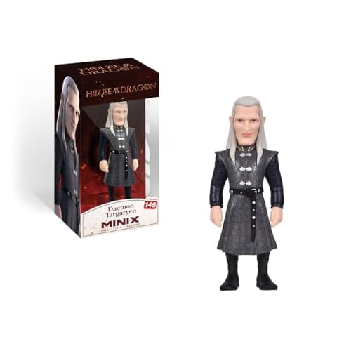 MINIX COLLECTIBLE FIGURINES, Minix Figura de colección 12cm- La Casa del Dragon - Daemon Targaryen - Coleccionables para Exhibición, Idea de Regalo, Juguetes para Niños Y Adultos, Fans De TV (MN16198)