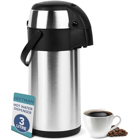 HEFTMAN 3L Stainless Steel Thermal Carafe Cover