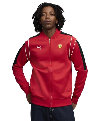 Image of PUMA Mens Scuderia Ferrari MT7 Track Jacket - Red XL