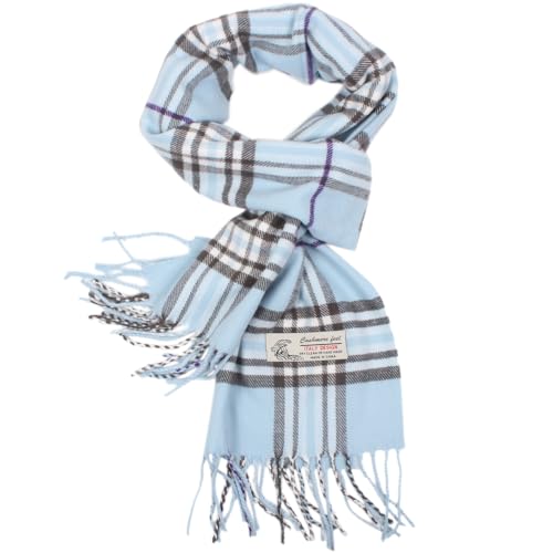 TZ Promise Women's Classic Plaid Wrap Scarf