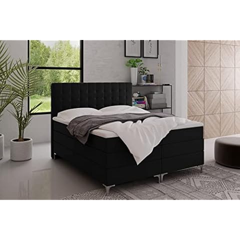 GREKPOL Boxspringbett 160x215x140 Rico mit Bonell Cover