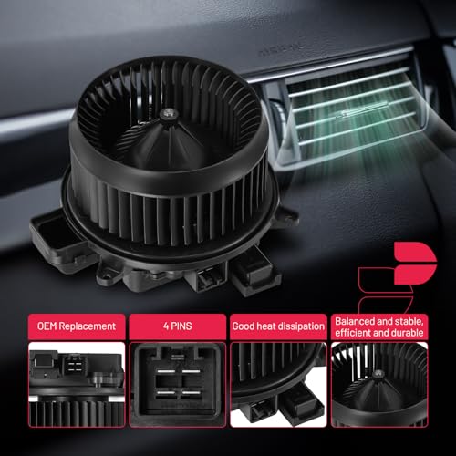Image of BDFHYK AC Heater Blower Motor Fan 700329 Compatible with Ford Expedition F-150 F-250 F-350 F-450 F-550 F-600 Super Duty, Compatible with Lincoln Navigator,HVAC Blower Motor Assembly PM4102 FL3Z19805A