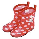 [スケーター] レインブーツ シューズ 長靴 17cm 子供用 反射テープ付 ディズニー ミニーマウス なりきり RIBT17-A