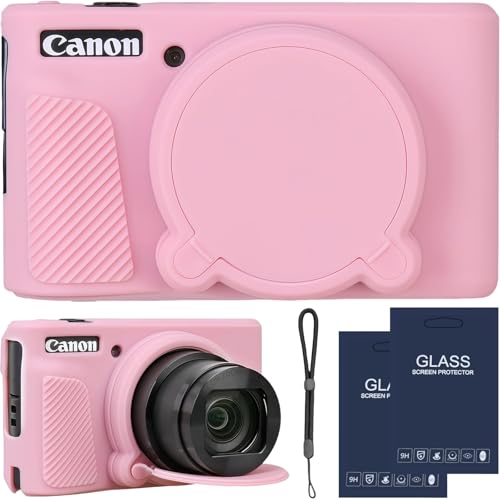 Funda para Cámara Canon PowerShot SX740/SX730 Silicona Rosa miniatura 1