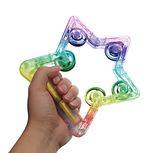 Handheld Tambourine Percussion Musical Instrument Handheld Rattle Party Supplies for Concert Club Wedding Halloween