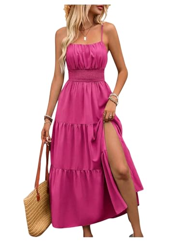 BEAUDRM Women's Summer Maxi Dresses Boho Summer Wedding Guest Dress
