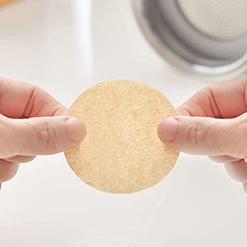 OHAOLYLE 400 Pcs Unbleached Replacement Paper Filters Round Coffee Filter Paper for Aerobie Aeropress Coffee and Espresso Makers(Brown)