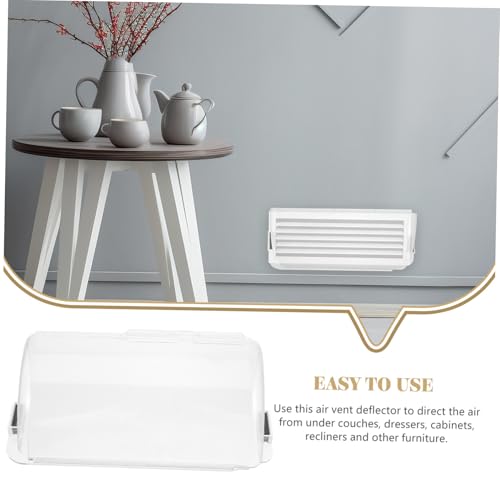 Déflecteur air réglable anti souffle direct pour grille aération - 7