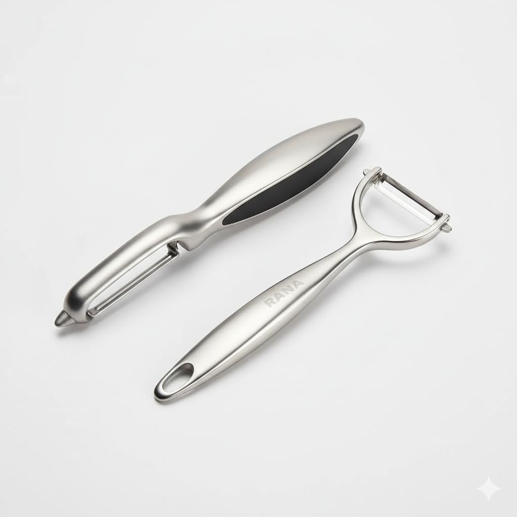2PCS Multi-Purpose Stainless Steel Peelers – Vegetable, Fruit & Potato Peeler for Kitchen Accessories rana