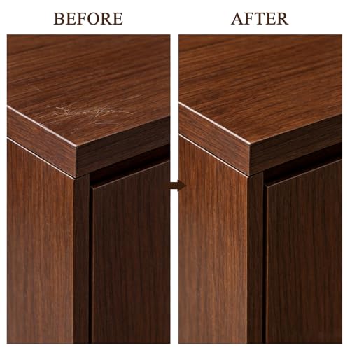 Image of GSCIT Club Red Walnut Wallpaper, 2.4 inch X 15ft Self Adhesive Wood Grain Repair Tape Walnut Repair Patch for Tables, Chairs, Baseboards, Doors, Windows, Floors, Handicraft DIY.