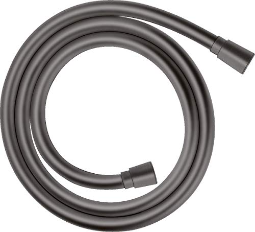 hansgrohe Isiflex - universal Duschschlauch 1,60m, mit Verdrehschutz, flexibler Brauseschlauch mit Knickschutz, inkl. Dichtungsringe, Brushed Black Chrome